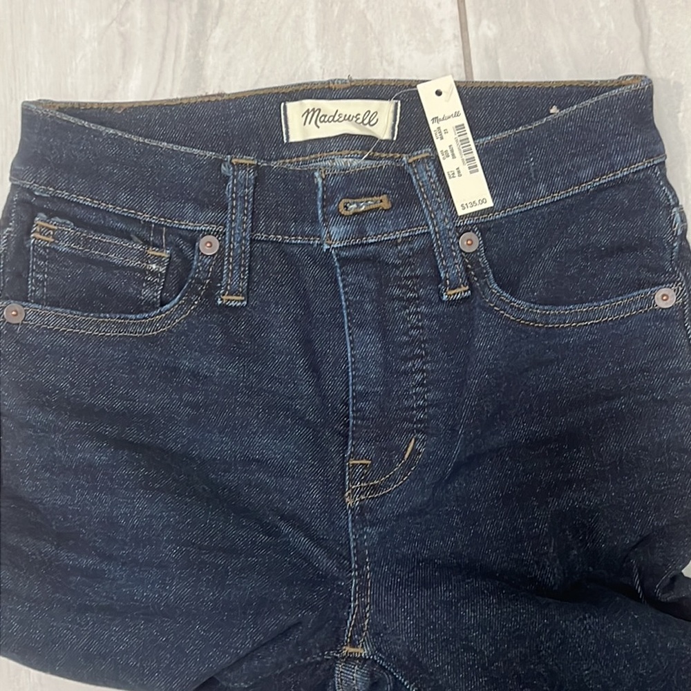 Madewell NWT 23P mid rise skinny stretchy jeans (sizes run big)